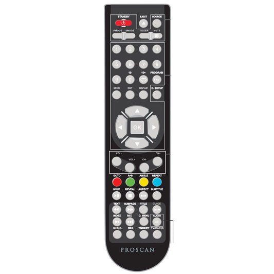 Proscan PLEDV2488UKrem TV/DVD Remote Control