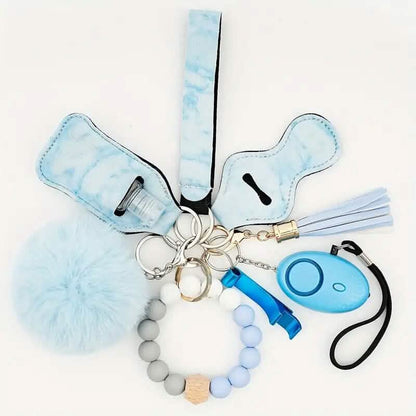 9-Piece: Protection Safety Keychain Set