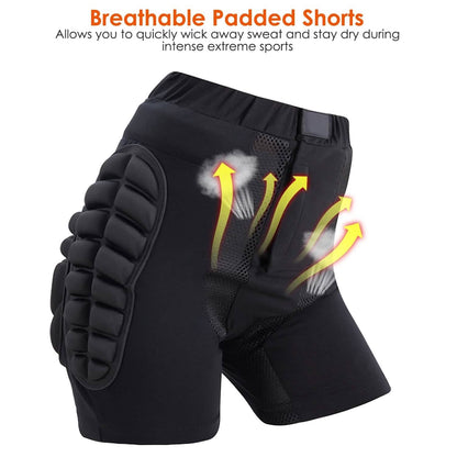 Protective Shorts for Skiing Snowboarding Skating Skateboarding