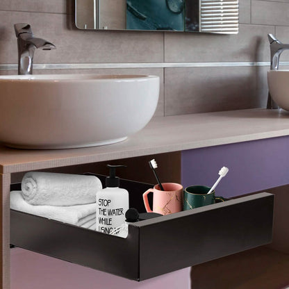 Pull Out Cabinet Organizer Carbon Steel Quiet Slide Rails