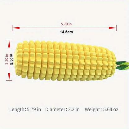 Puppy Dog Teeth Chew Squeaky Interactive Corn Toy