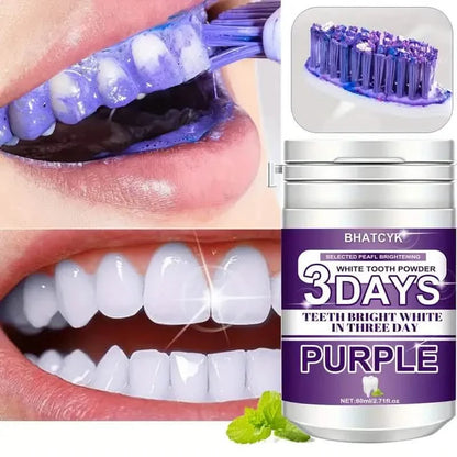 Purple Teeth Cleaning Powder