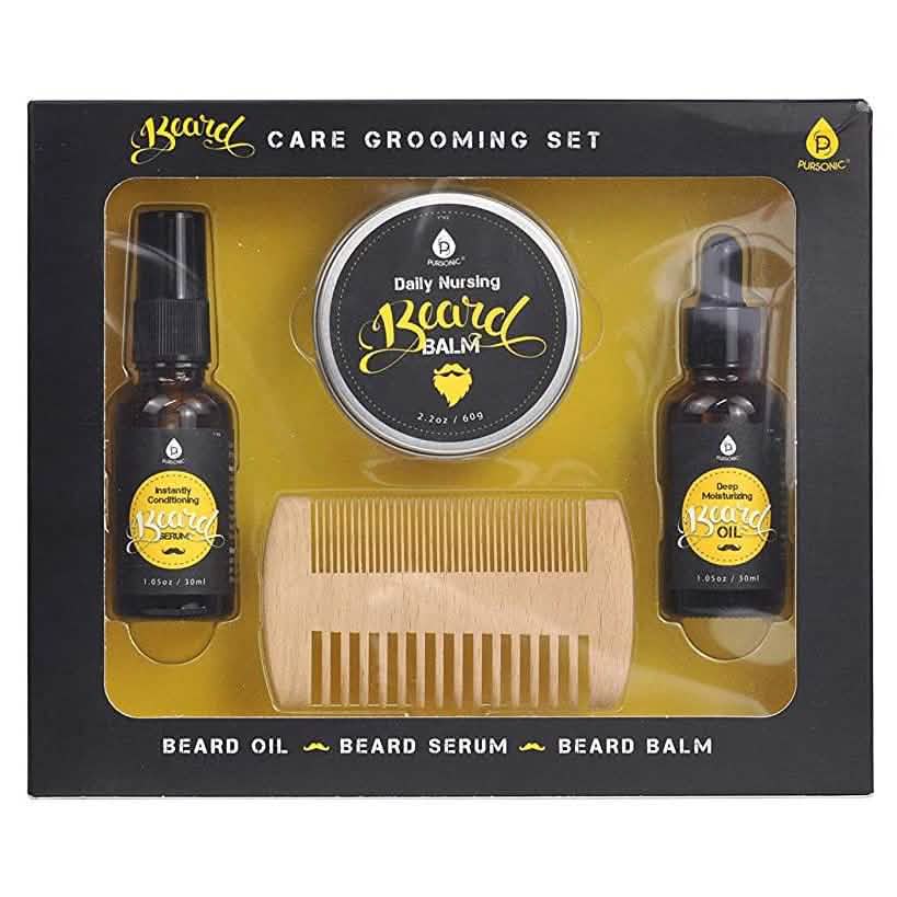 Pursonic Beard Care Grooming Set