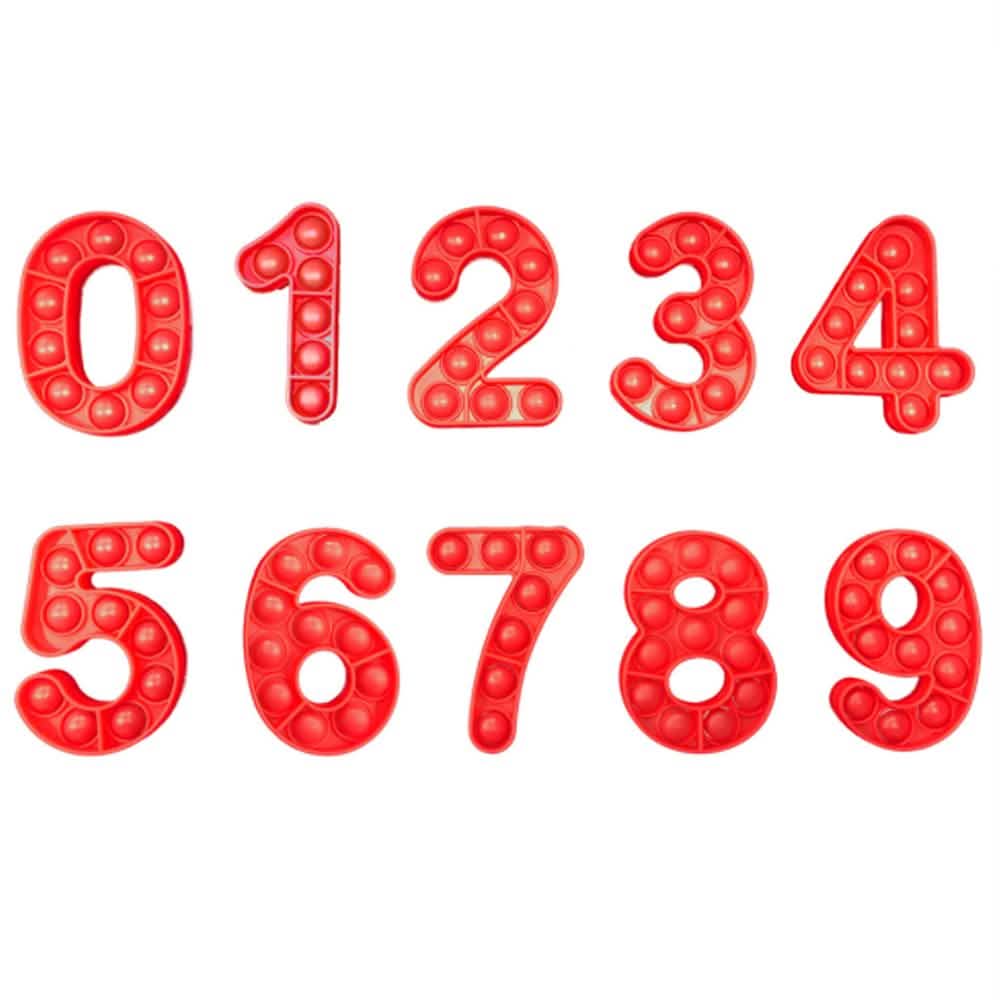 Push Pop Anti-Stress Numbers