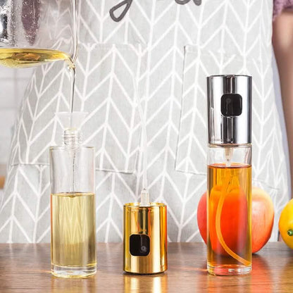 Push Type Olive Oil Spray Bottle