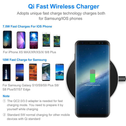 Qi Fast Wireless Charger 10W Charging Pads