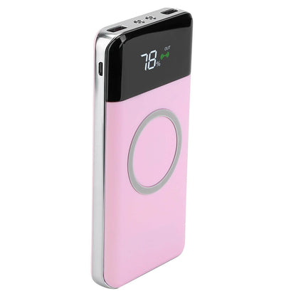 Qi Wireless Station 10000mAh Powerbank with 4 Modes Flashlight
