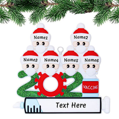 Quarantine Special Family Christmas Ornaments Personalized Gifts