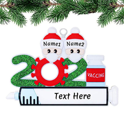 Quarantine Special Family Christmas Ornaments Personalized Gifts