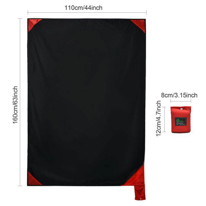 Quick Drying Mat Waterproof Picnic Sheet Beach Blanket Pocket Sand Pad