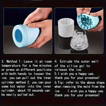 Quick Freezer Silicone Ice Cube Mold