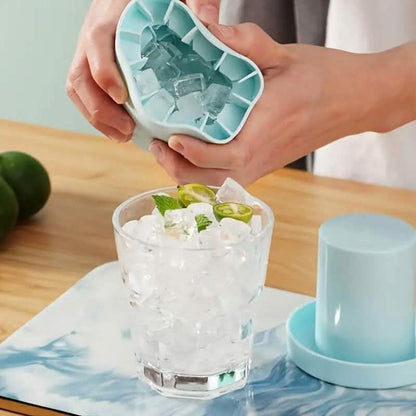 Quick Freezer Silicone Ice Cube Mold