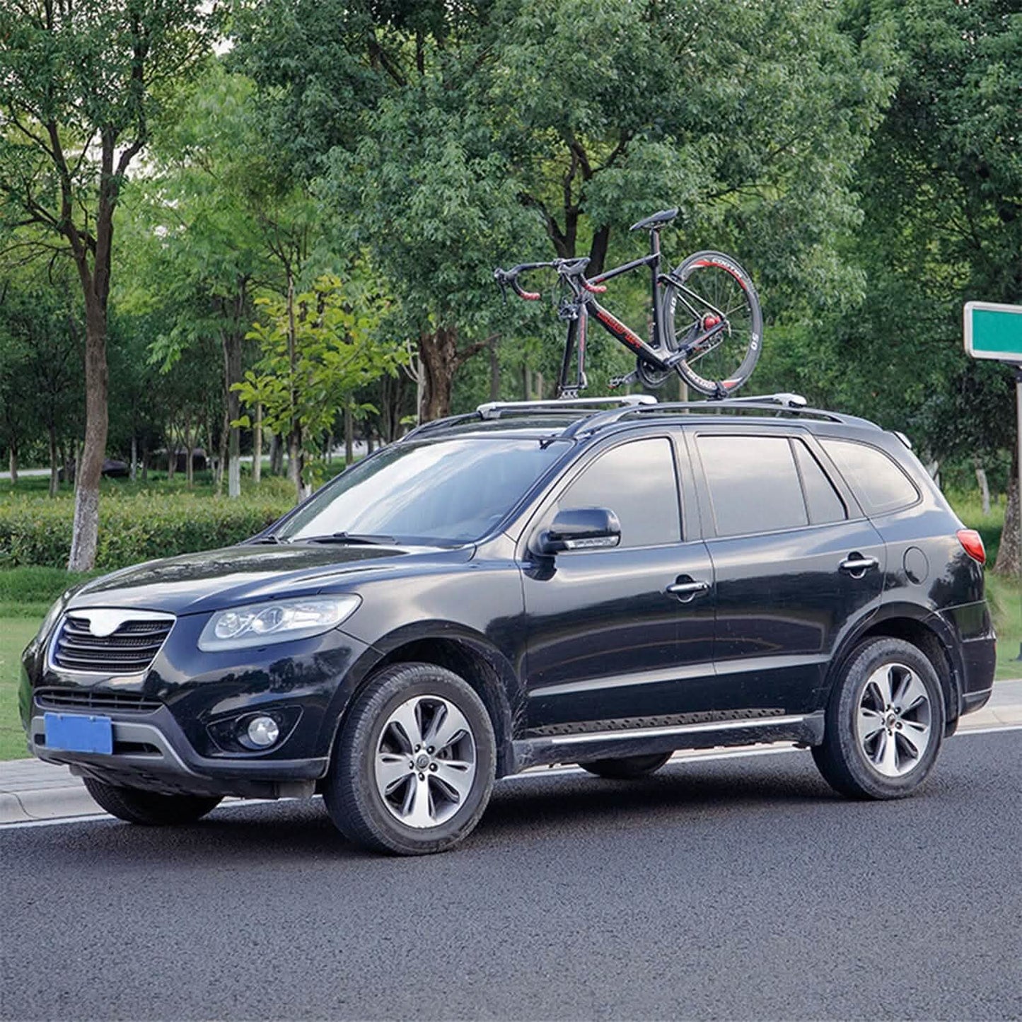 Quick Release Bike Fork Block Mount Rack for Car Roof