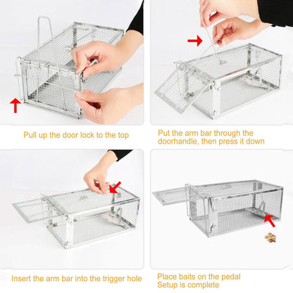 Rat Trap Cage Humane Live Rodent