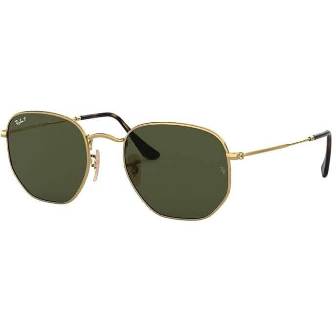 Ray-Ban Rb3548n Hexagonal Flat Lens Sunglasses (Refurbished)