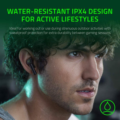 Razer Hammerhead 13MM Drivers True Wireless Bluetooth Gaming Earbuds (Refurbished)