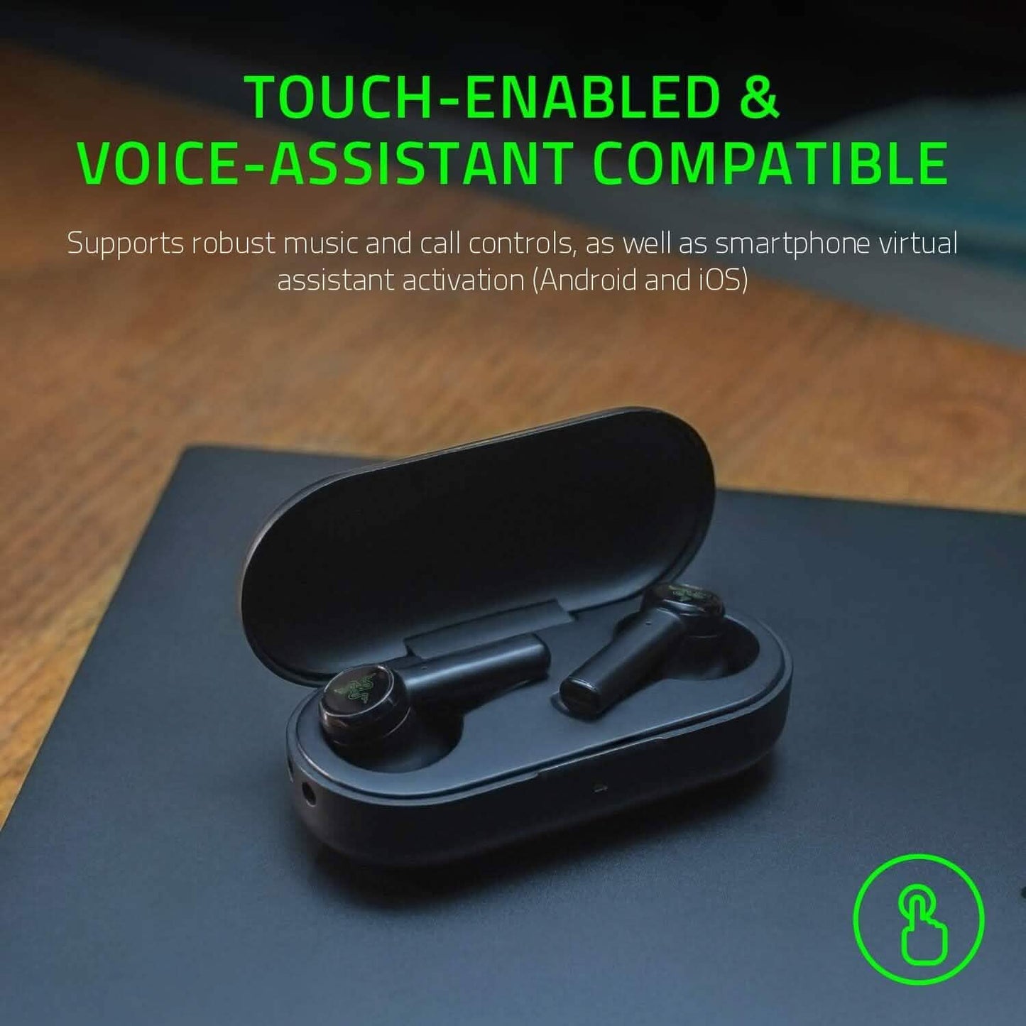 Razer Hammerhead 13MM Drivers True Wireless Bluetooth Gaming Earbuds (Refurbished)