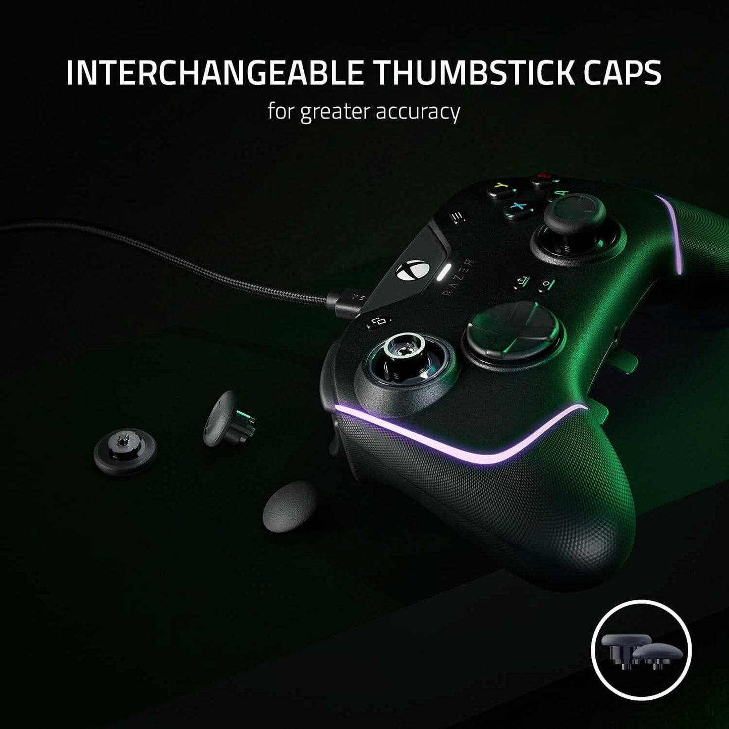 Razer Wolverine V2 Chroma Wired Gaming Pro Controller for Xbox Series X|S, Xbox One, PC  (Refurbished)