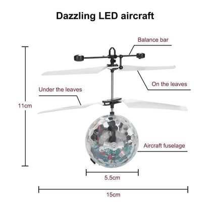 RC Flying LED Ball Helicopter Drone