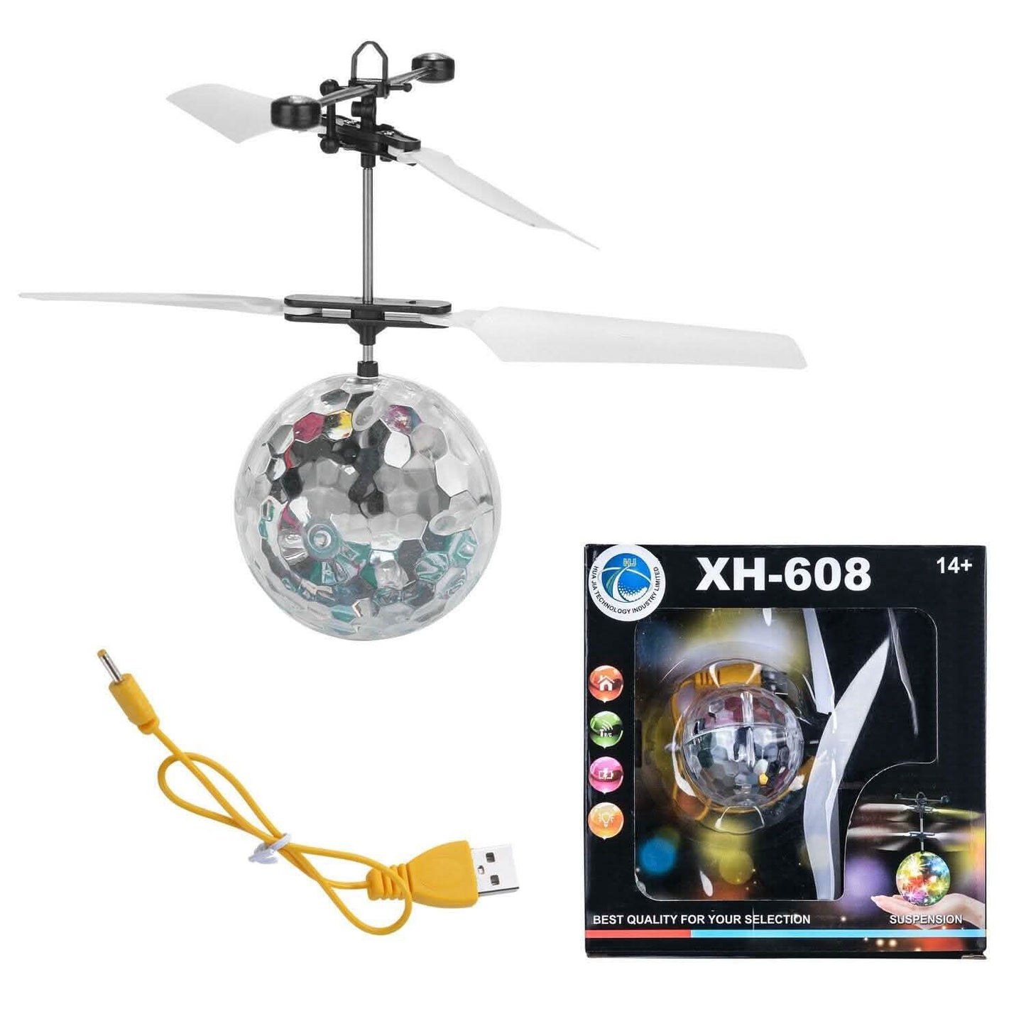 RC Flying LED Ball Helicopter Drone
