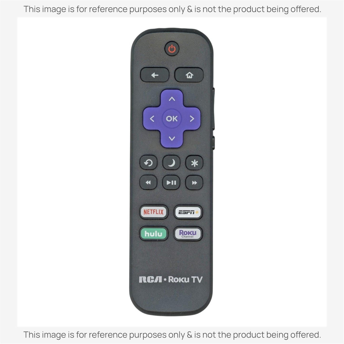 Substitute for RCA 101018E0054 ROKU TV Remote Control [RRLF16]