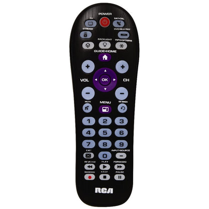 Substitute for RCA RCR414BHZ3V RemoteStreaming 4-Device Universal Remote Control [RRUR01]