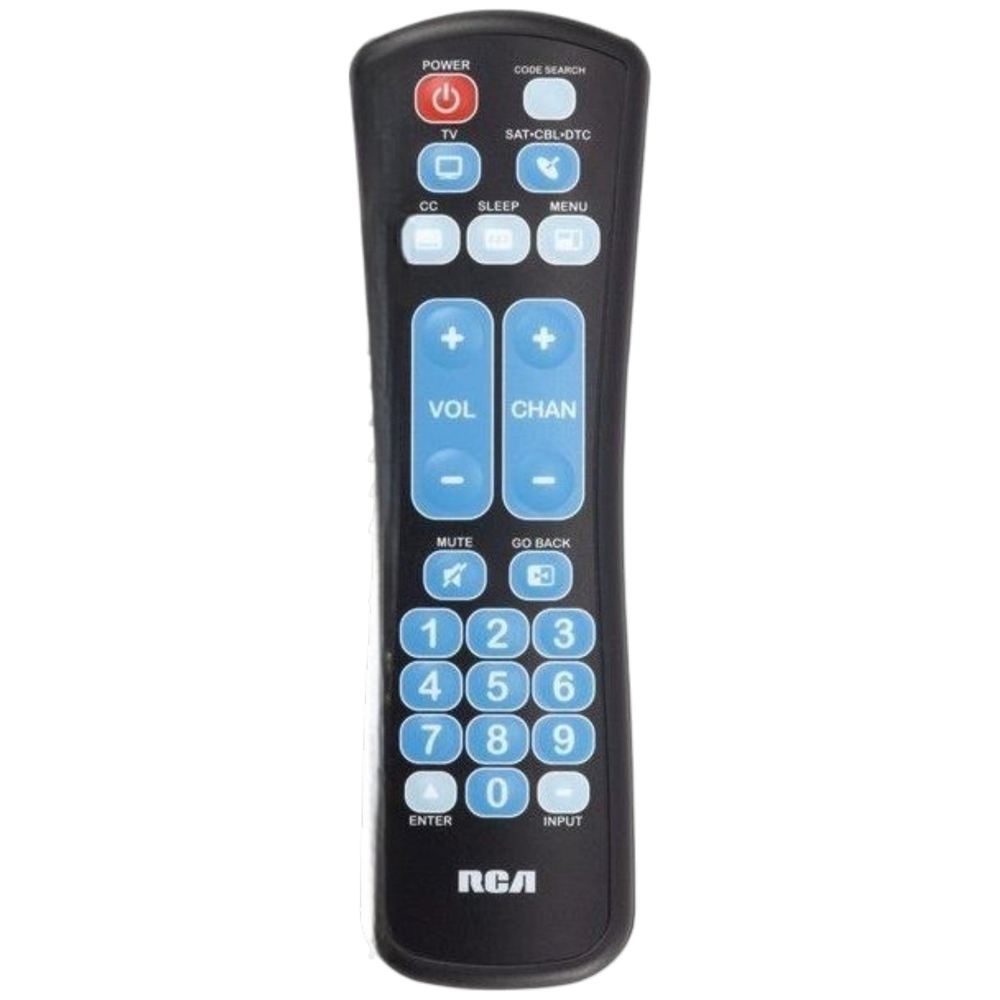 Substitute for RCA RCRHM02BR Membrane 1-Device Universal Remote Control [RR1003]