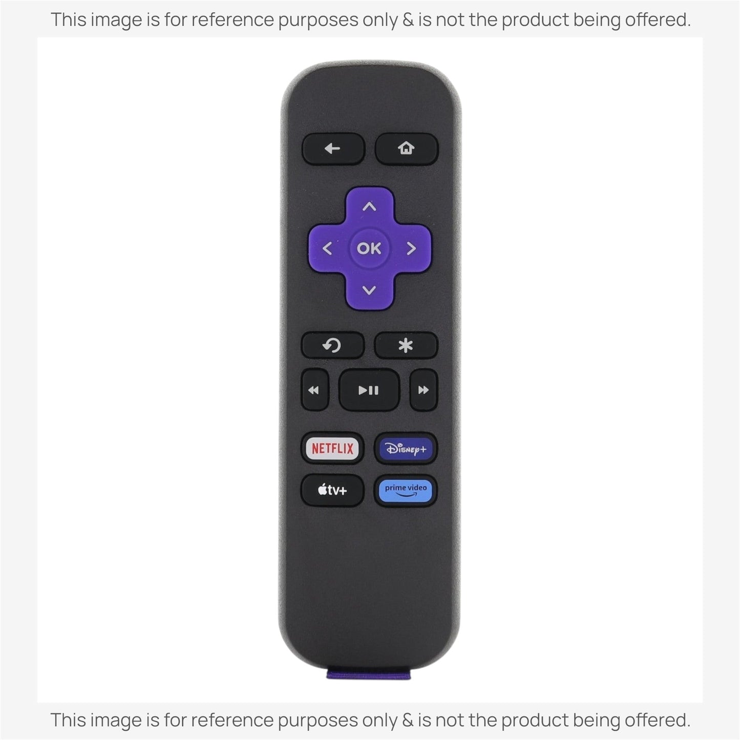 Substitute for Roku RC-ALIR / EXPRESS Streaming Remote Control 3026000188 [RRST01]