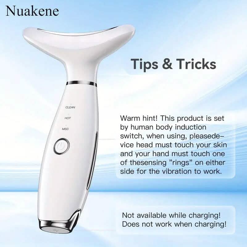 Rechargeable Beauty Meter Vibrating Heating Massager