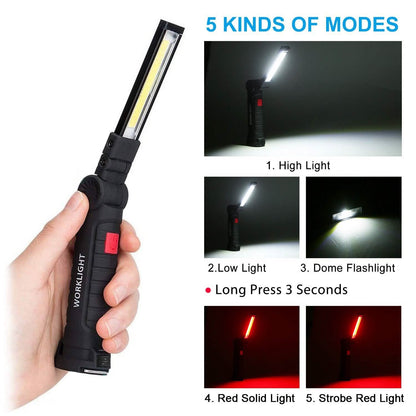 Rechargeable COB LED Slim Work Folding Light