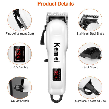 Rechargeable Cordless Hair Clipper