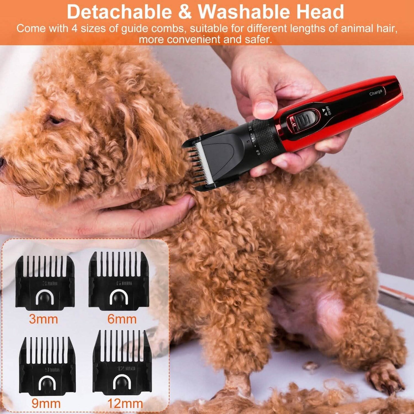 Rechargeable Cordless Pet Grooming Kit