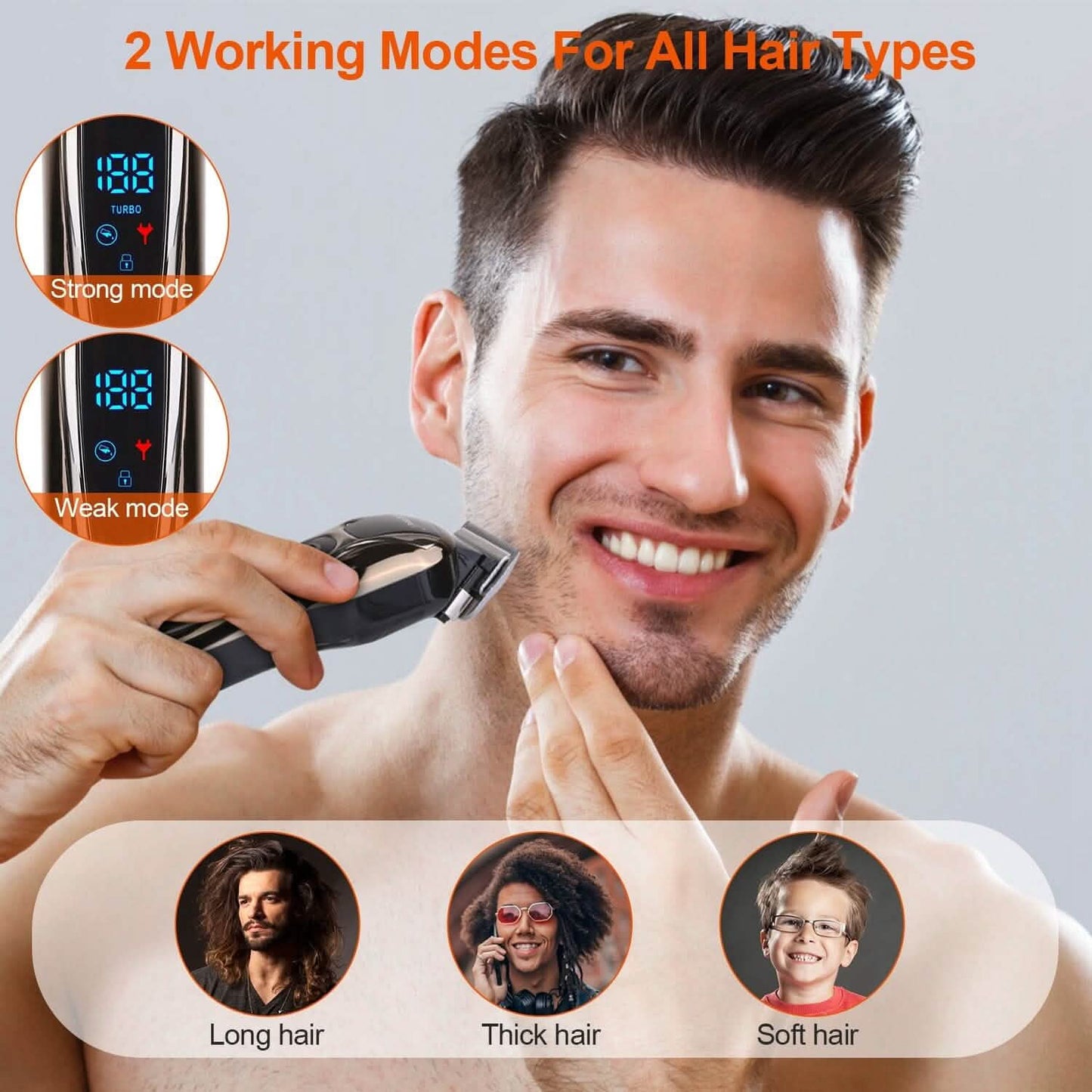 Rechargeable Electric Hair Clipper