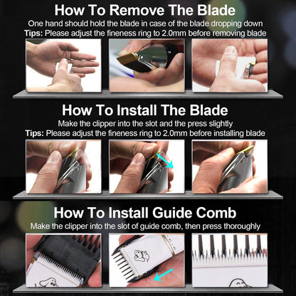 Rechargeable Electric Pet Hair Clipper