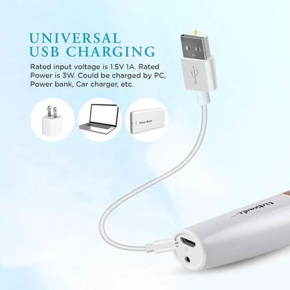 Rechargeable Facial Hair Remover and Eyebrow Trimmer