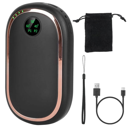 Rechargeable Hand Heater Pocket Warmer Power Bank with Digital Display