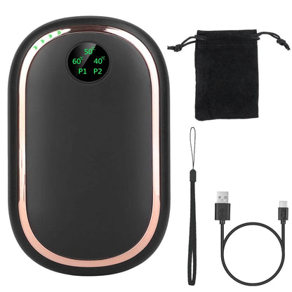Rechargeable Hand Heater Pocket Warmer Power Bank with Digital Display