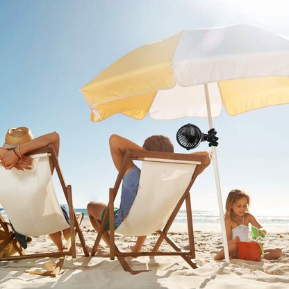 Rechargeable Handheld Fan with Flexible Tripod