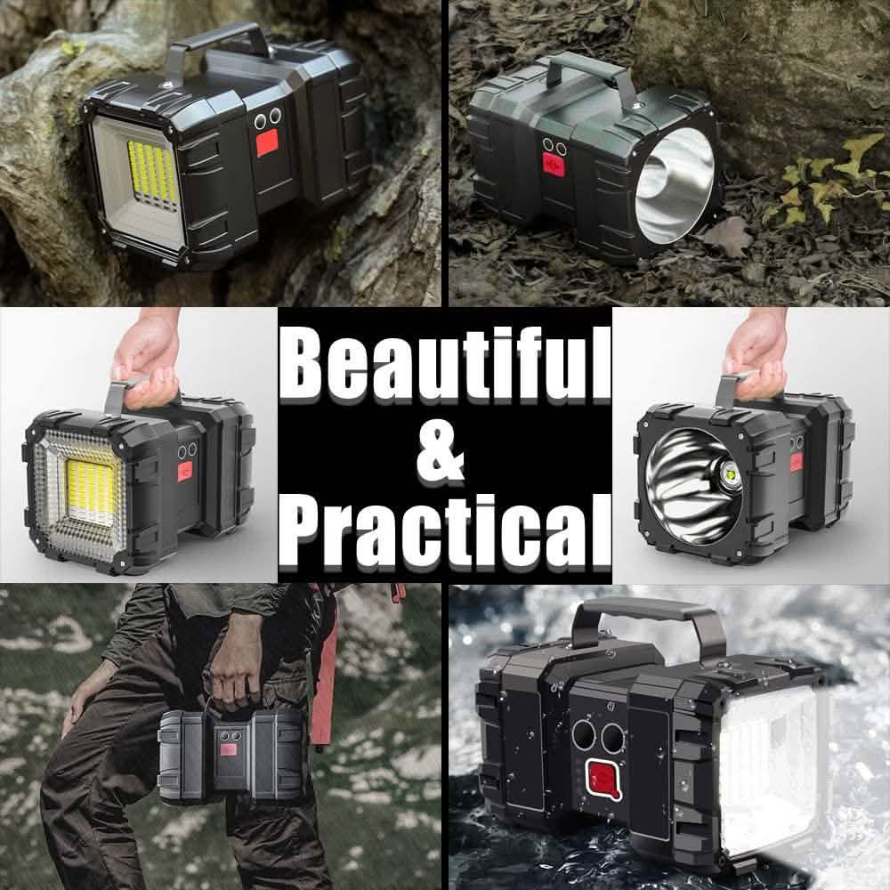 Rechargeable LED Spotlight Flashlight