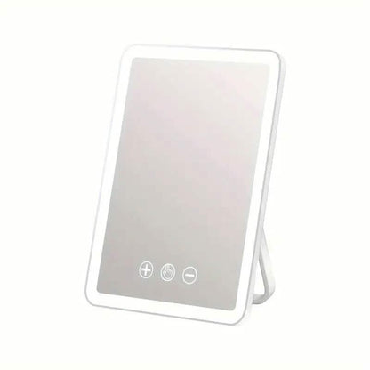 Rechargeable Travel Makeup Mirror with Led Lights