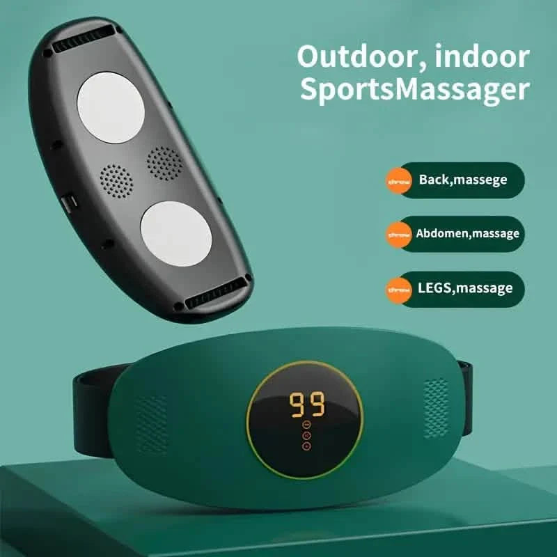 Rechargeable Waist Massager with Vibration - Full Body Slimming & Toning Device