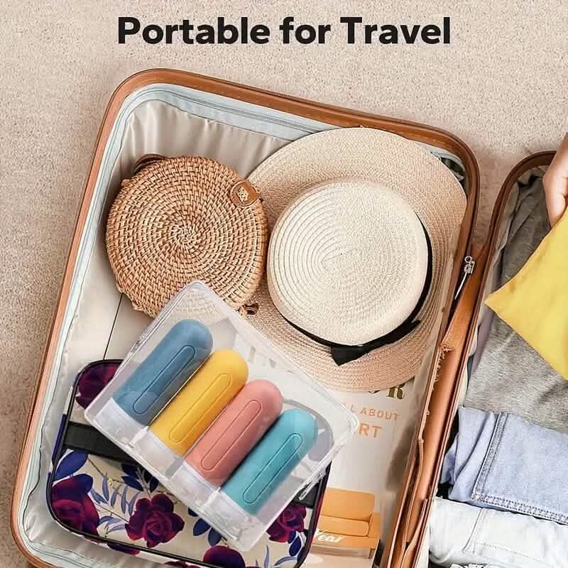 Refillable Silicone Travel Bottles for Toiletries