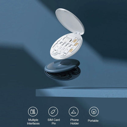 Remax Cable Adapter Storage Box Phone Holder