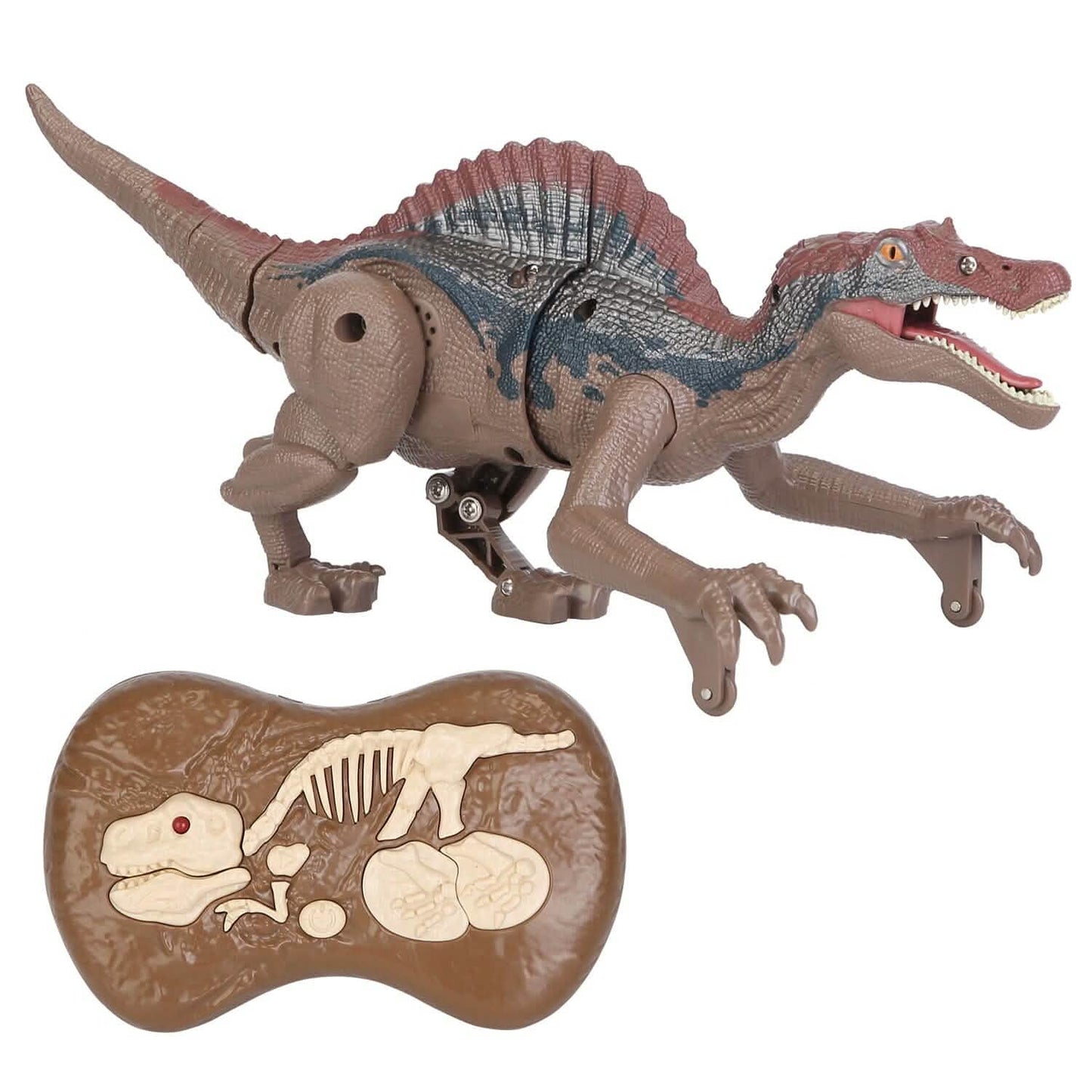 Remote Control Dinosaur with 3D Eye Roaring Sounds for 3-12 Years Old