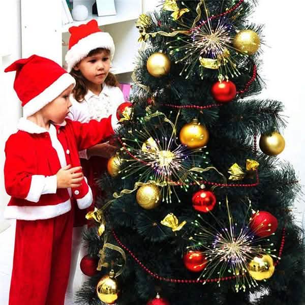 Remote Control Waterproof Christmas Fireworks LED String Lights