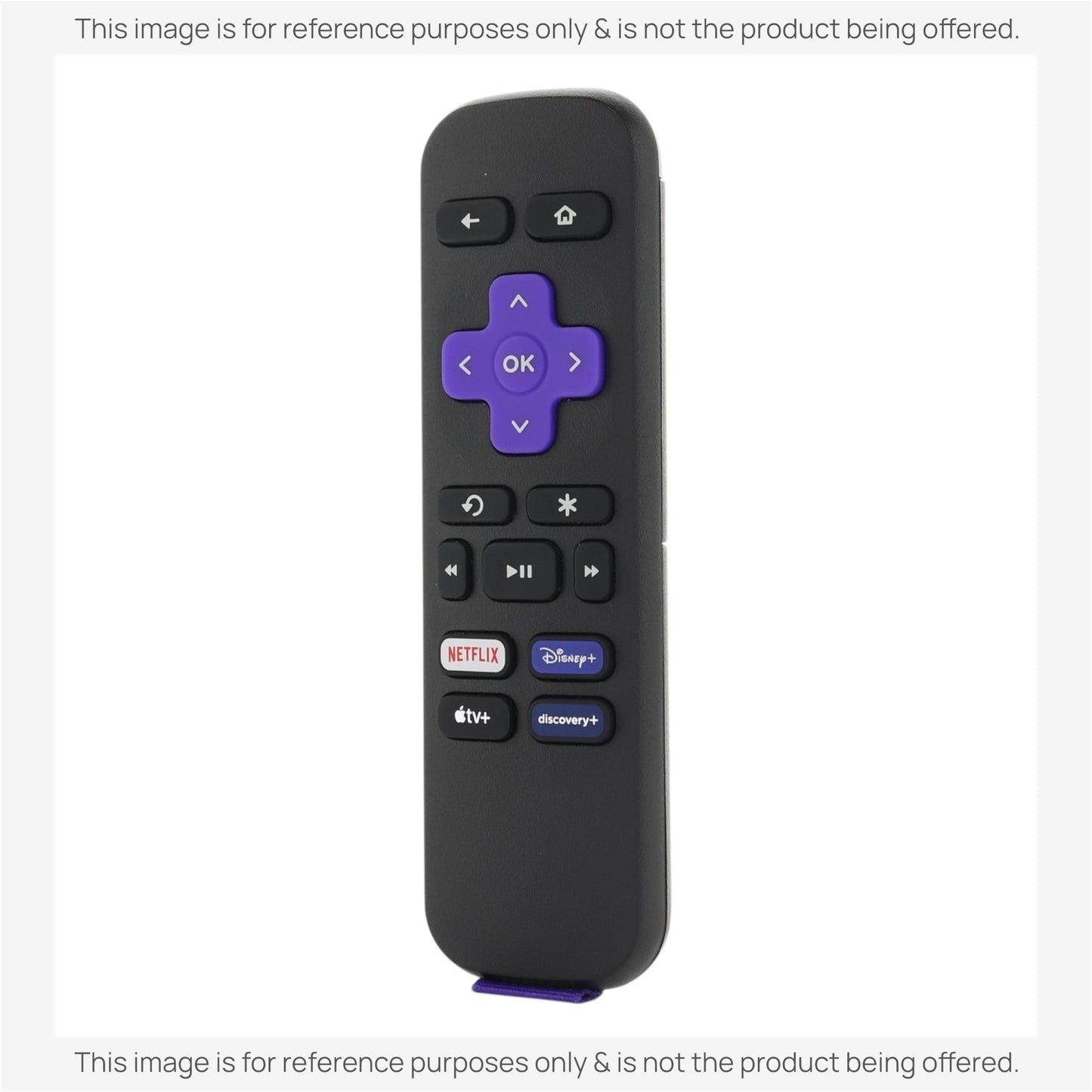 Substitute for Roku RC-ALIR EXPRESS Streaming Remote Control 3226001237 [RRST01]