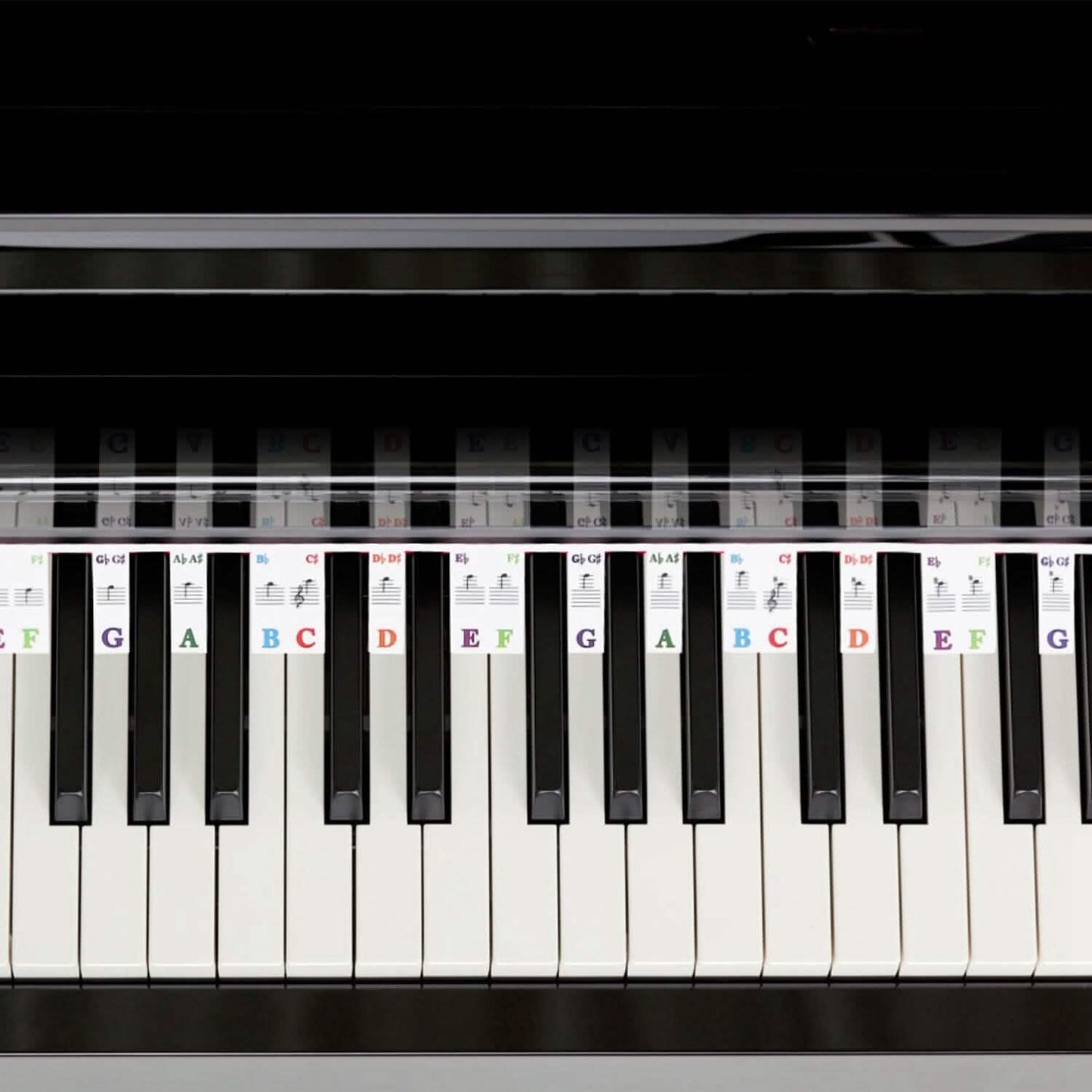 Removable PVC Piano Keyboard Stickers