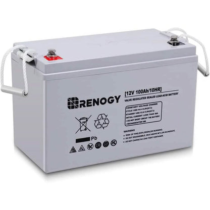 Renogy Deep Cycle AGM 12 Volt 100Ah Battery  (Refurbished)