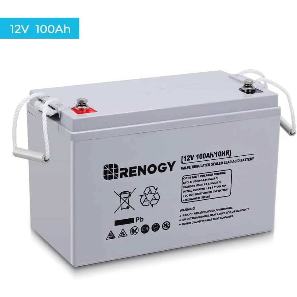 Renogy Deep Cycle AGM 12 Volt 100Ah Battery  (Refurbished)