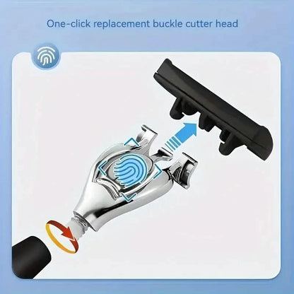 Replacement Razor Blades Safety Shaver Set with Anti-Slip Metal Handle with 1 Razor + 36 Blades